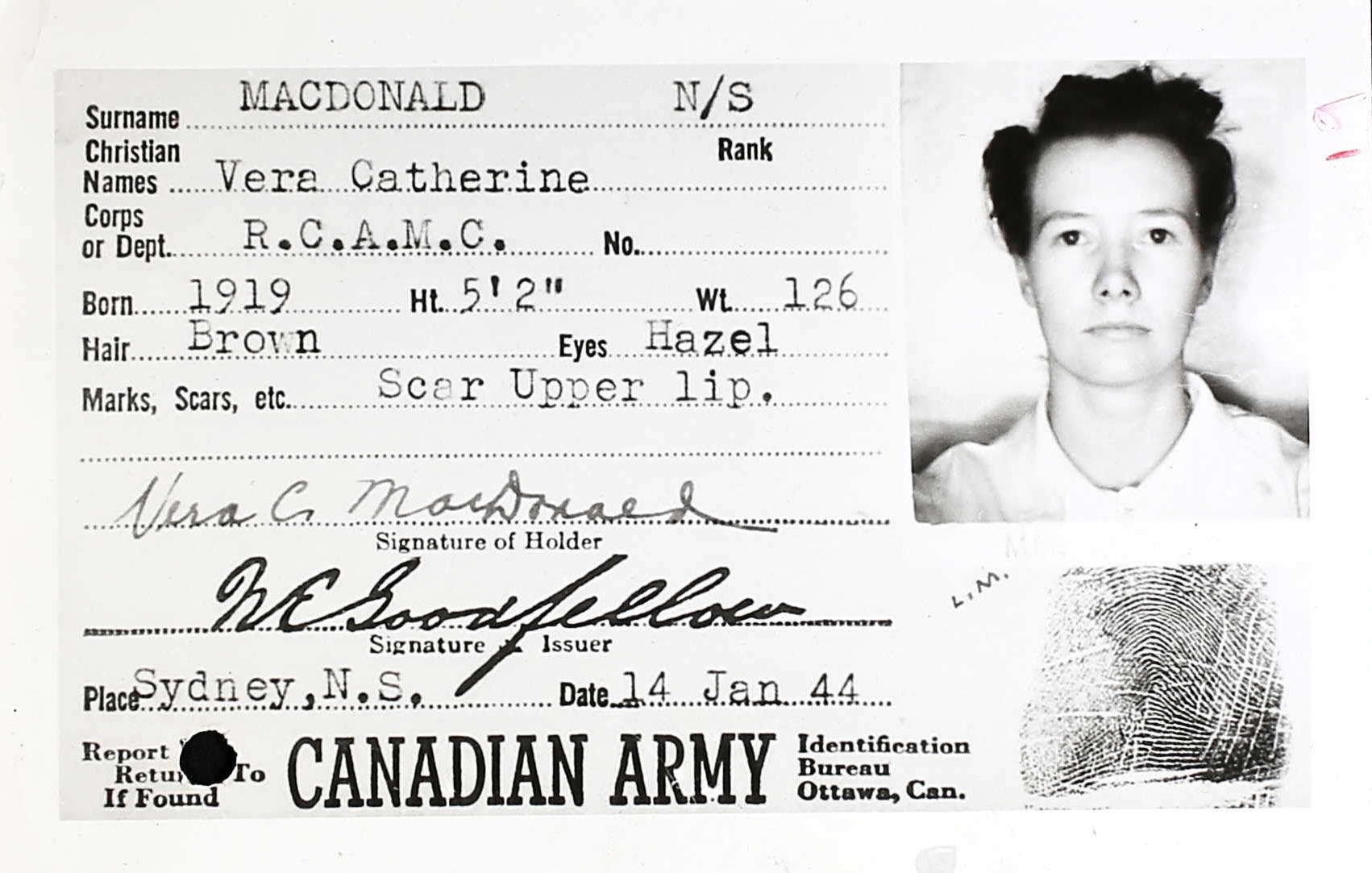 Vera Catherine MacDonald