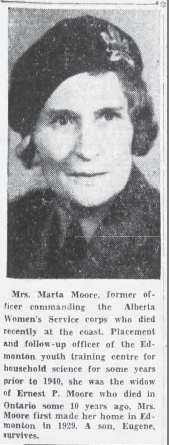 Marta Eugene Sybelle Moore